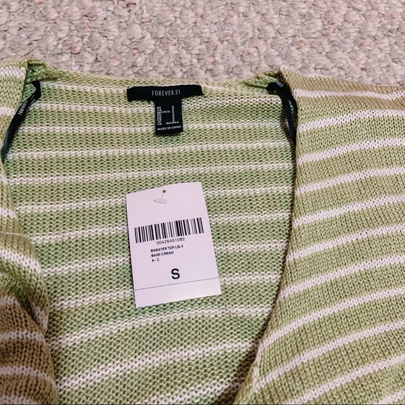 Forever 21 Striped Twist Sweater NWT - Picture 4 of 5